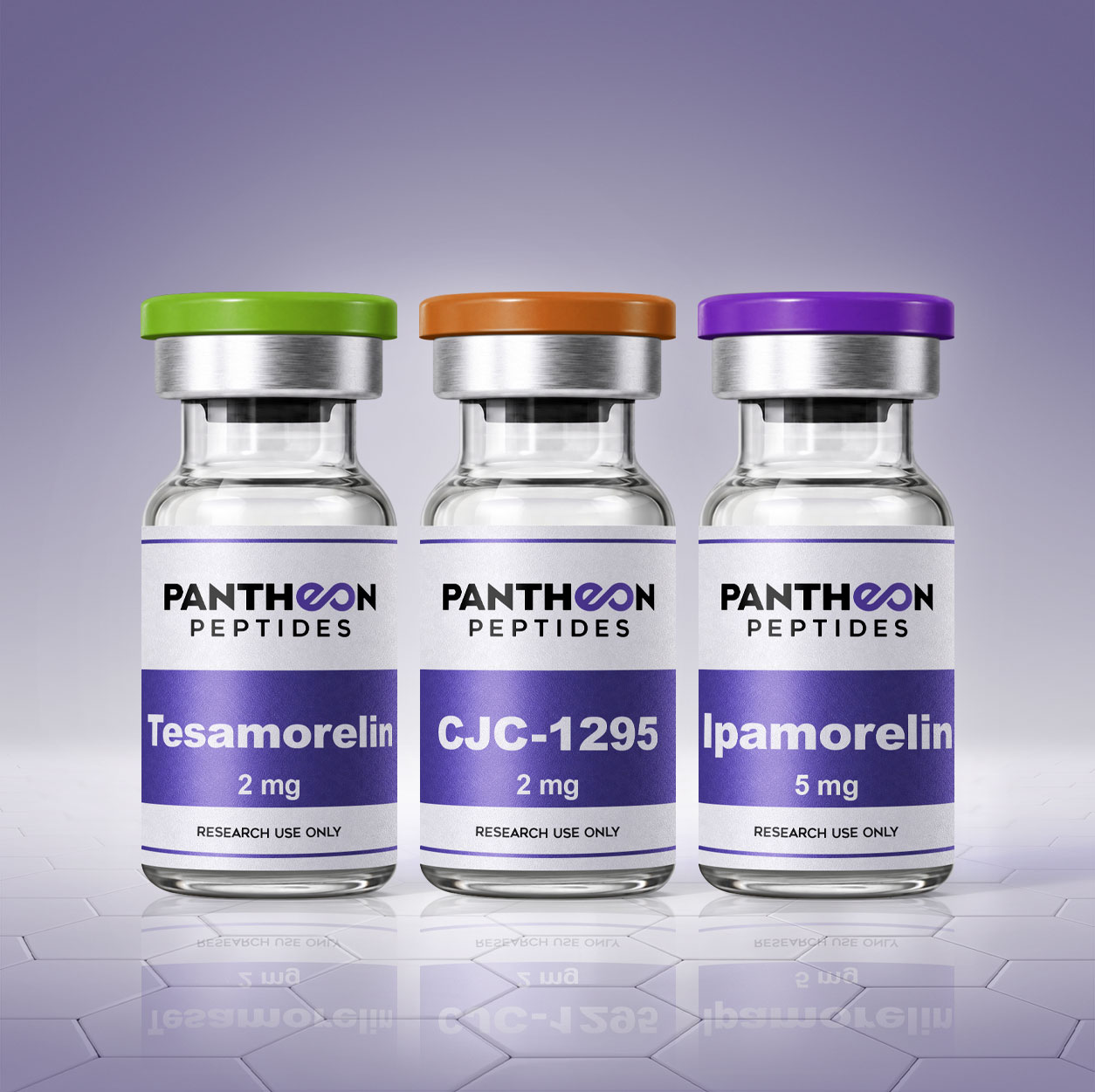 Tesamorelin + CJC-1295 + Ipamorelin