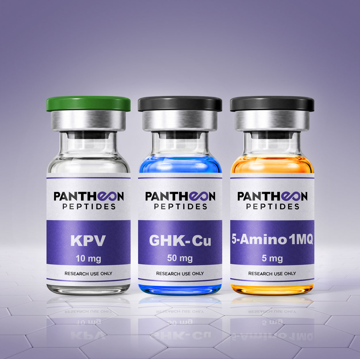 KPV + GHK-Cu + 5-Amino-1MQ peptide bundle